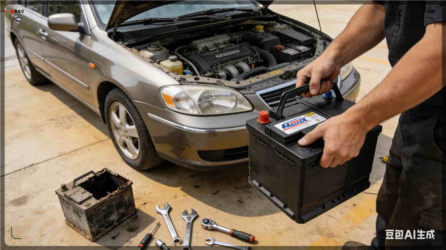 诸城汽车换电瓶电话【案例】